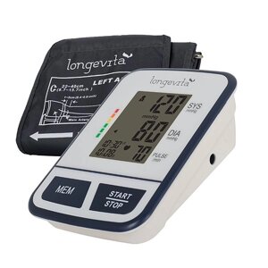 Тонометр автоматичний LONGEVITA BP-1303 + пам'ять на 120 вимірювань