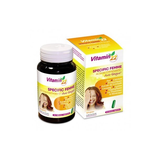 Спеціальна жіноча 60 капсул Вітамін 22 від компанії Інтернет-магазин медтехніки і товарів для здоров'я - фото 1