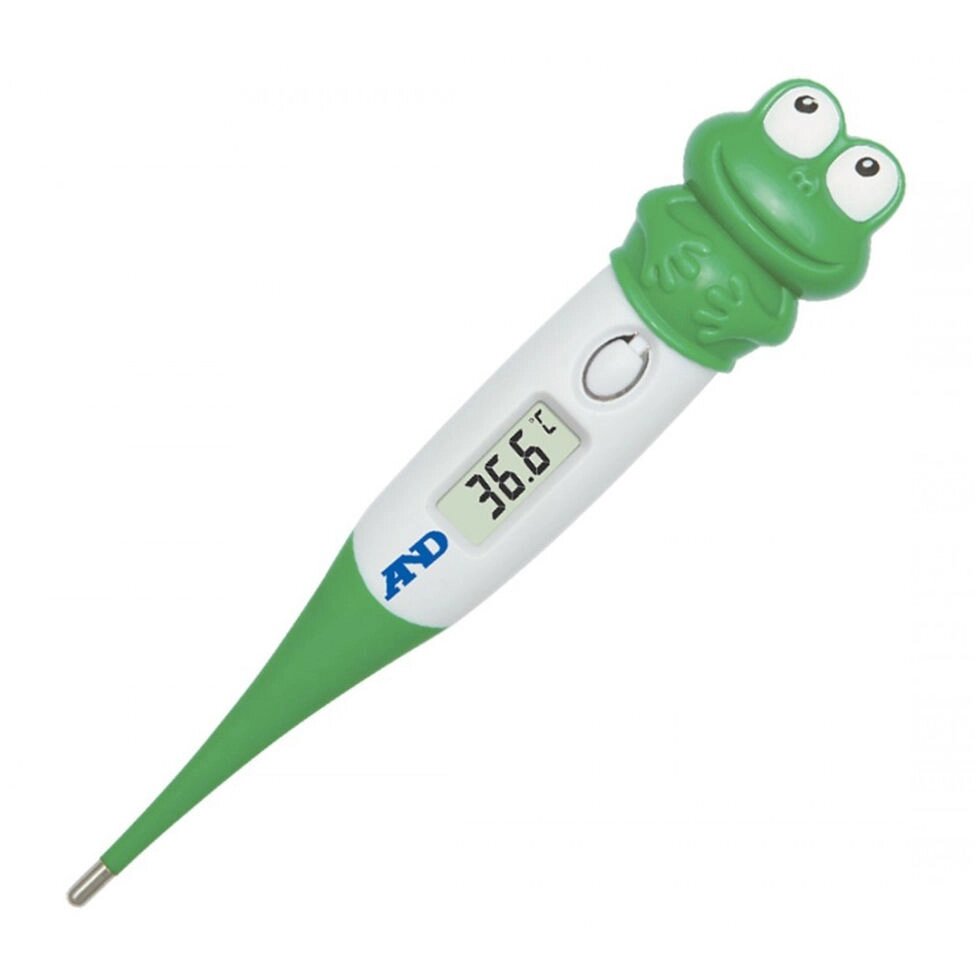 Термометр електронний дитячий з ковпачком у вигляді жаби DT- 624F AND від компанії Інтернет-магазин медтехніки і товарів для здоров'я - фото 1