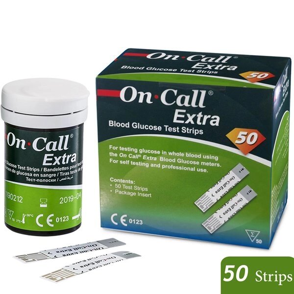 Тест-смужки 50 шт On Call Extra Acon від компанії Інтернет-магазин медтехніки і товарів для здоров'я - фото 1