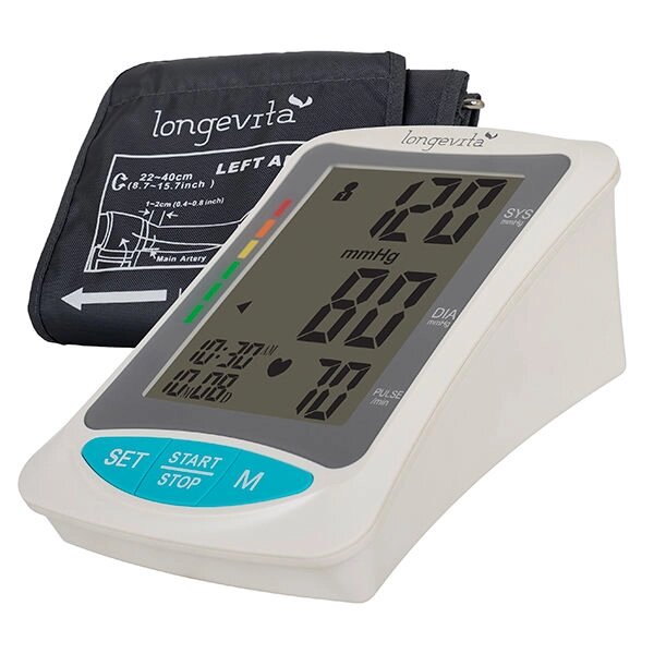 Тонометр автоматичний LONGEVITA BP-103H + пам'ять для 2-х від компанії Інтернет-магазин медтехніки і товарів для здоров'я - фото 1