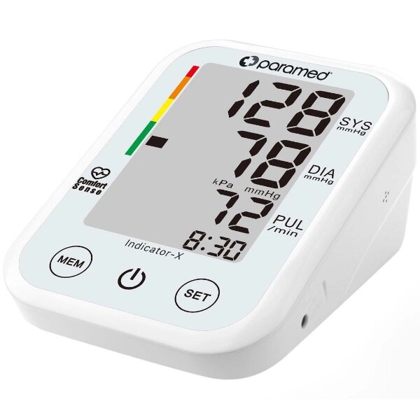 Тонометр автоматичний PARAMED Indicator-X з голосовим супроводом і адаптером від компанії Інтернет-магазин медтехніки і товарів для здоров'я - фото 1