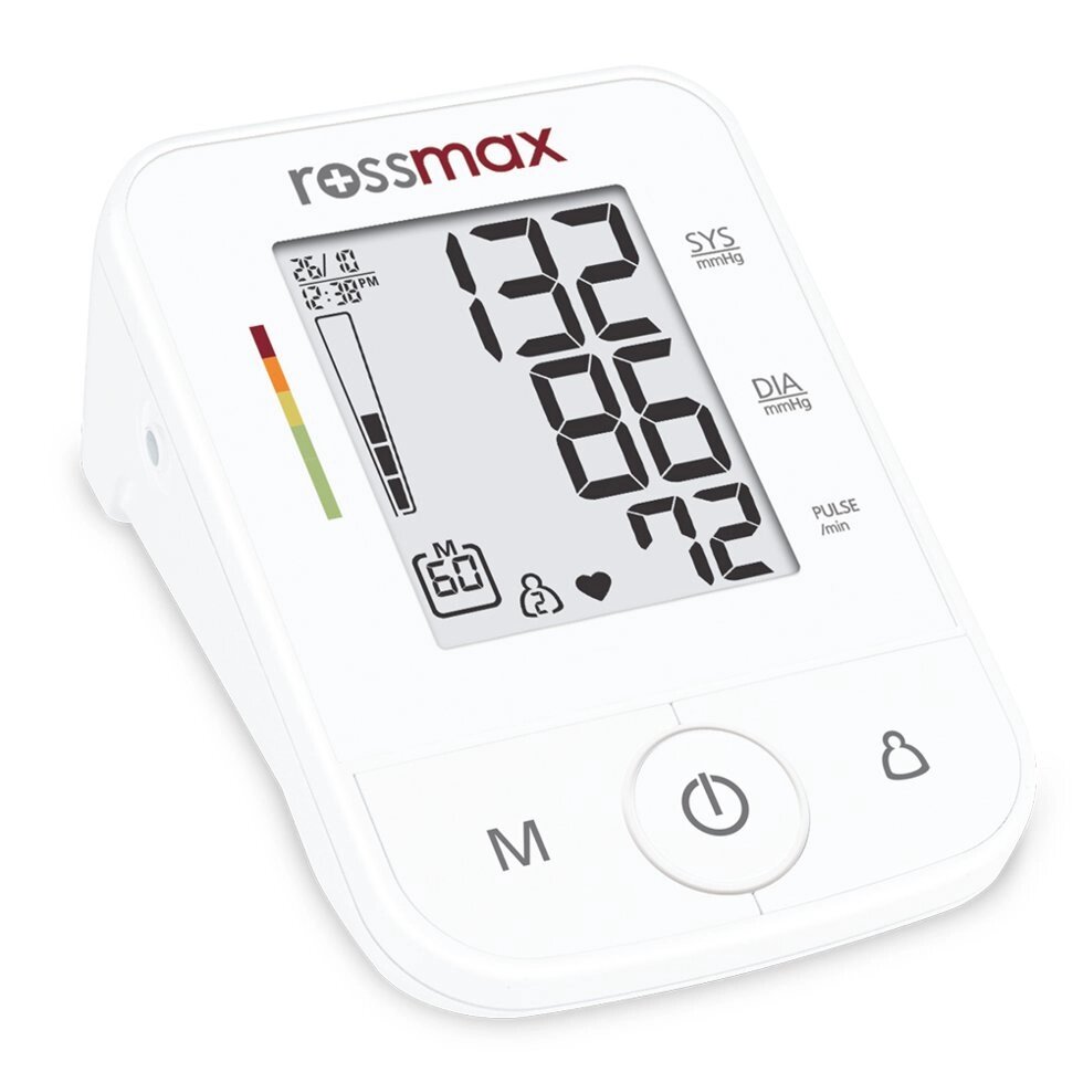 Тонометр автоматичний Rossmax X3 з адаптером та універсальної конусоподібної манжетою від компанії Інтернет-магазин медтехніки і товарів для здоров'я - фото 1
