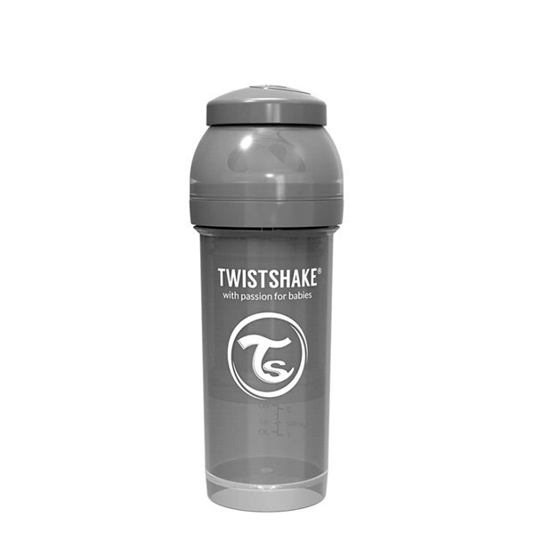 Twistshake антіколіковая пляшечка 260мл, сірий від компанії Інтернет-магазин медтехніки і товарів для здоров'я - фото 1