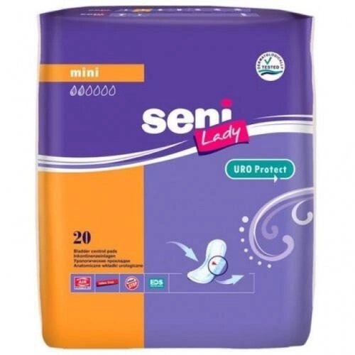 Урологічні прокладки Seni Lady Mini (20 шт.) від компанії Інтернет-магазин медтехніки і товарів для здоров'я - фото 1