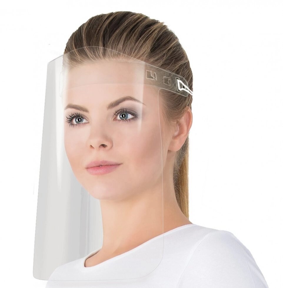 Захисна екран-маска для обличчя ПЕТ від компанії Інтернет-магазин медтехніки і товарів для здоров'я - фото 1