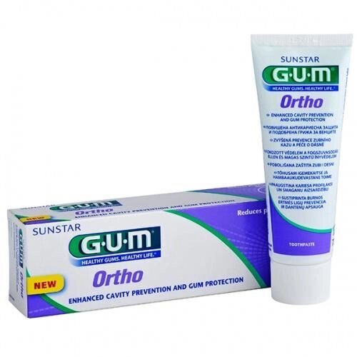 Зубна паста-гель GUM Ortho, 75 мл від компанії Інтернет-магазин медтехніки і товарів для здоров'я - фото 1
