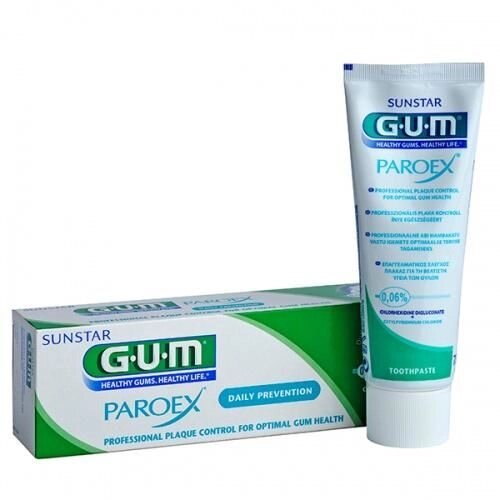 Зубна паста GUM Paroex 0,06%, 75 мл від компанії Інтернет-магазин медтехніки і товарів для здоров'я - фото 1