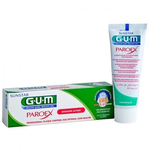 Зубна паста GUM Paroex 0,1206%, 75 мл від компанії Інтернет-магазин медтехніки і товарів для здоров'я - фото 1