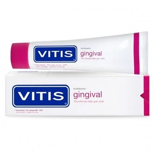 Зубная паста для чувствительных десен VITIS GINGIVAL DENTAID, 100 мл від компанії Інтернет-магазин медтехніки і товарів для здоров'я - фото 1