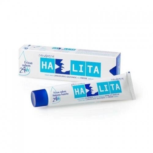 Зубная паста с фтором от неприятного запаха изо рта HALITA DENTAID, 75 мл від компанії Інтернет-магазин медтехніки і товарів для здоров'я - фото 1