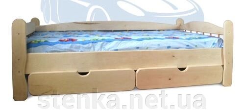 Дитяче ліжко "Яся" 190х80 см з ясена від компанії SportStenkaUA Шведська стінка, спортивний куточок з виробництва, Київ - фото 1