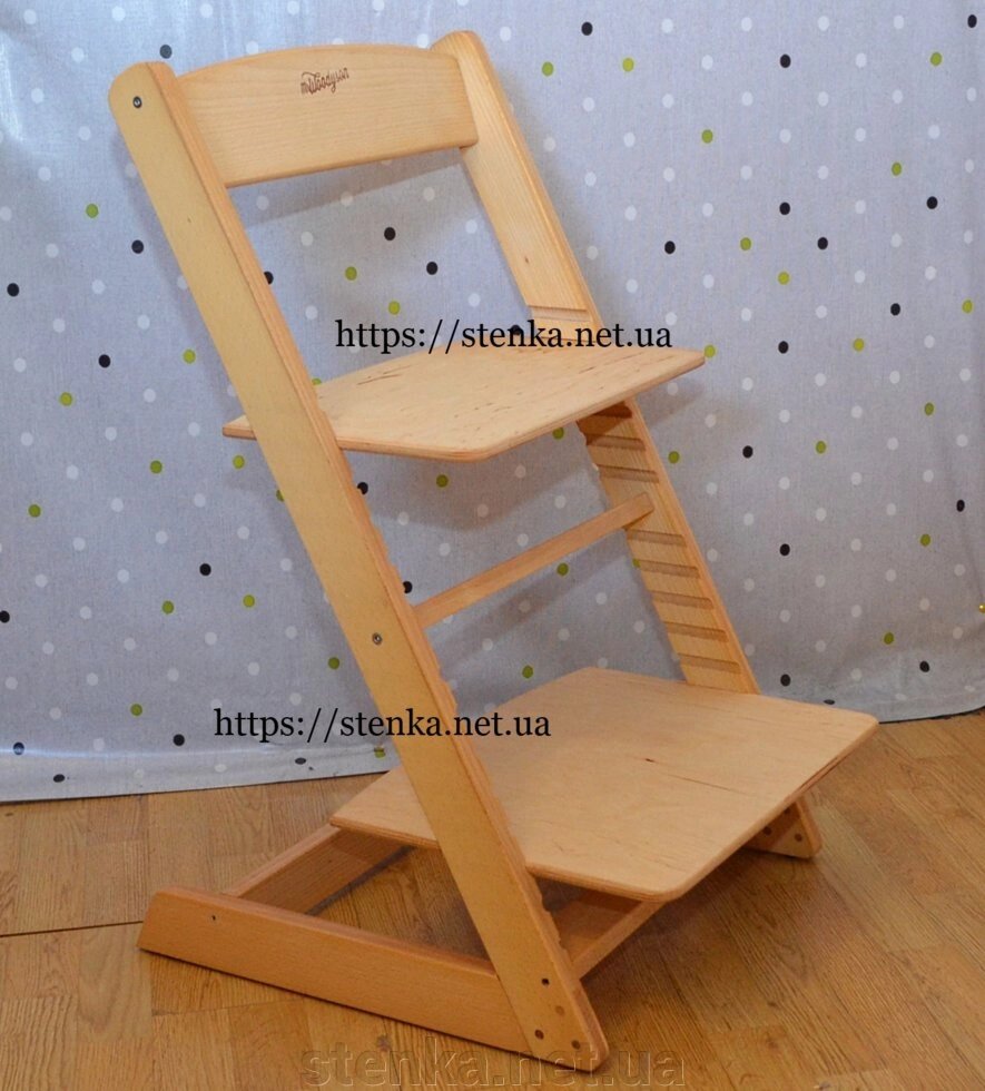 Дитячий регульований стілець від компанії SportStenkaUA Шведська стінка, спортивний куточок з виробництва, Київ - фото 1