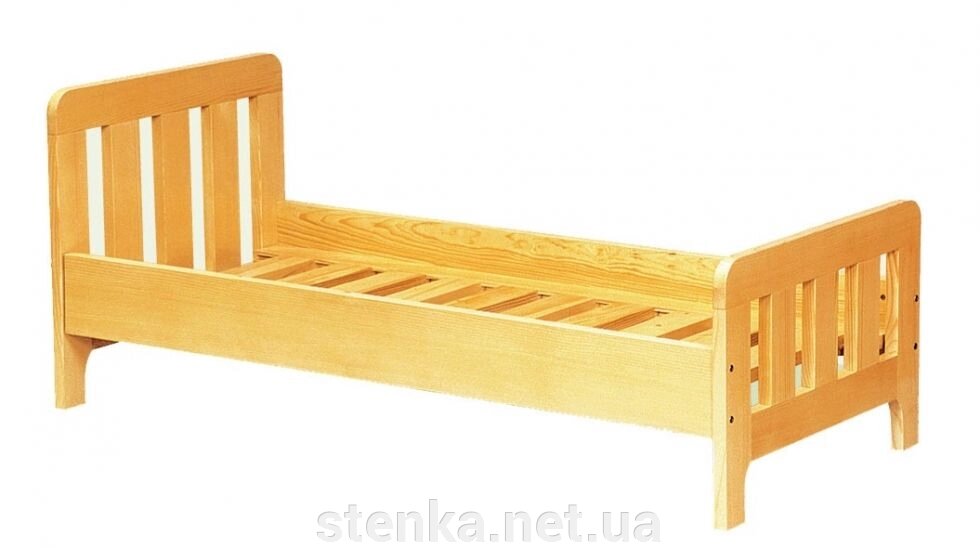 Ліжко дитяче з натурального дерева від компанії SportStenkaUA Шведська стінка, спортивний куточок з виробництва, Київ - фото 1