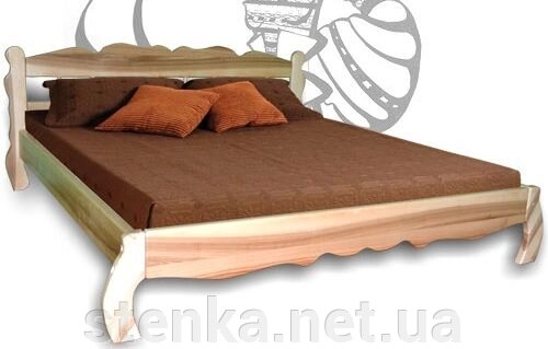 Ліжко двоспальне з ясена Ск-010 від компанії SportStenkaUA Шведська стінка, спортивний куточок з виробництва, Київ - фото 1