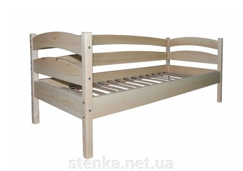 Ліжко з сосни "Класика-Люкс" від компанії SportStenkaUA Шведська стінка, спортивний куточок з виробництва, Київ - фото 1
