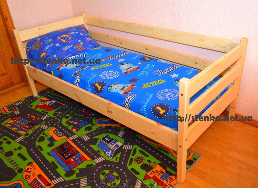 Ліжко з сосни Тахта 190 * 80 см від компанії SportStenkaUA Шведська стінка, спортивний куточок з виробництва, Київ - фото 1