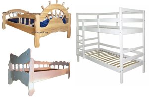 Дитячі дерев'яні ліжка