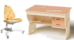 Зростаючий стіл з тумбою і крісло COMF-PRO (кольори різні)