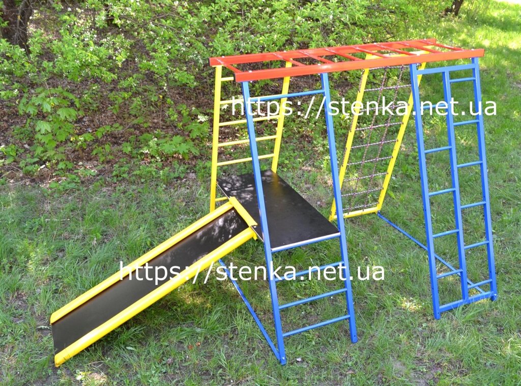 Спортивний ігровий майданчик для дітей h1.5 від компанії SportStenkaUA Шведська стінка, спортивний куточок з виробництва, Київ - фото 1