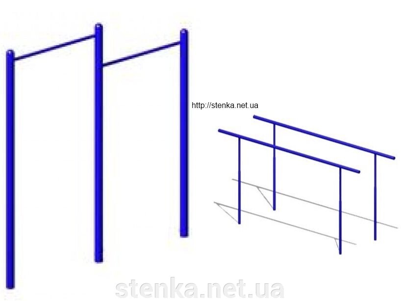 Вулична Спортивний майданчик Спорт Просто від компанії SportStenkaUA Шведська стінка, спортивний куточок з виробництва, Київ - фото 1