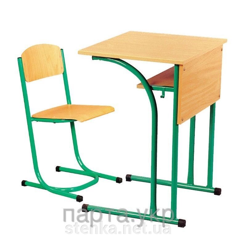 Зростаючі стіл і стілець (металокаркас) від компанії SportStenkaUA Шведська стінка, спортивний куточок з виробництва, Київ - фото 1