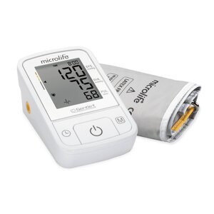 Автоматичний цифровий вимірювач артеріального тиску Microlife BP A2 Basic з адаптером