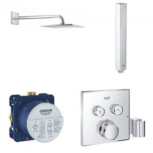 Душова система прихованого монтажу Grohe Grohtherm SmartControl 3450600А з термостатом