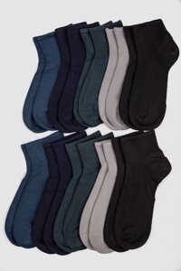 Комплект чоловічих шкарпеток 10 пар колір сірий; синій; темно; зелений; чорний; 151RN207