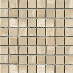 Мозаїка Mozaico De Lux Stone C-Mos Travertine Luana Pol 29,8х29,8 см