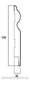 Планується МДФ 16 * 110 * 2800 мм