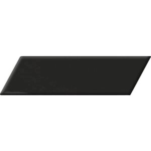 Плитка Equipe Ceramicas 23357 Chevron Wall Black Matt Left 18,6x5,2 см