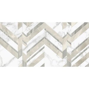 Плитка Golden Tile Marmo Bianco Chevron Білий G70151 30x60 см