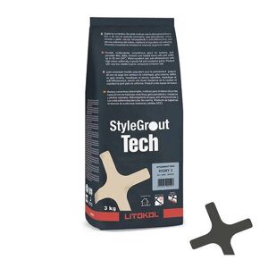 Заповнювач для швів Litokol Stylegrout Tech 0-20 Black 1 чорний 3кг