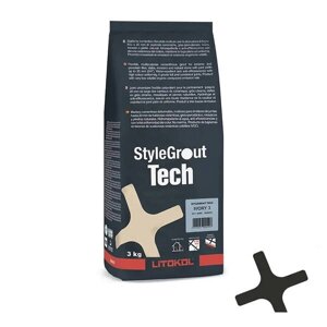 Заповнювач для швів Litokol Stylegrout Tech 0-20 Black 2 чорний 3кг