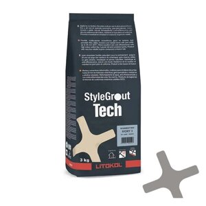 Заповнювач для швів Litokol Stylegrout Tech 0-20 Silver 3 темно-сірий 3 кг