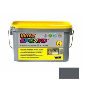 Заповнювач для швів WIM Epoxyd 1/14 епоксидний двокомпонентний антрацит 2 кг