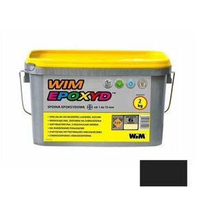 Заповнювач для швів WIM Epoxyd 1/20 епоксидний двокомпонентний чорний 2 кг
