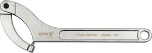 Ключ радіусний шарнірний YATO 120-180 мм 470 мм
