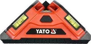 Лазерний рівень для закладення плитки yato 10 м +1 мм кут-90 ° 2 лазери 2 капсули 2 x aa