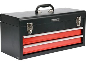 Отримін для інструментів металічний YATO з 2 шуфлядам 218 х 255 х 520 мм