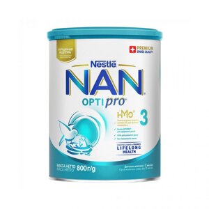 Дитяча суміш Nestle NAN 3 Optipro 2`FL від 12 міс. 800 г (7613033358869)