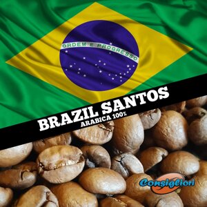 Мелена кава "бразилія сантос", арабіка 100%