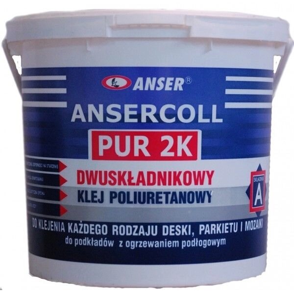 Двокомпонентний поліуретановий клей Ансерколл Ansercoll PUR 2K 6,21кг від компанії Лаки Фарби - фото 1