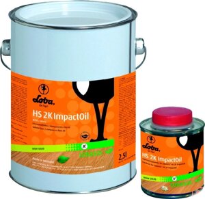 Двокомпонентне масло для паркету Loba HS 2K Impact Oil Лоба 2,5л