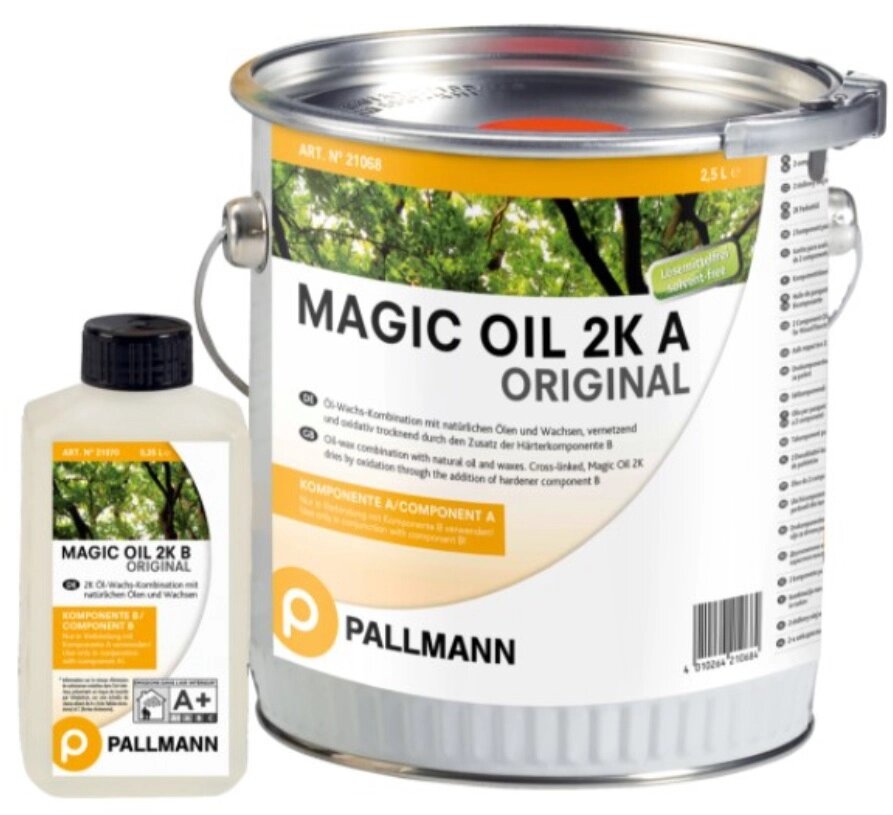 Двухкомпонентное масло для паркета Pallmann Magic Oil 2K 2,75л від компанії Лаки Фарби - фото 1