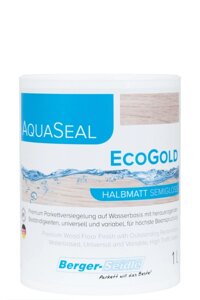 Лак для паркета Berger AquaSeal Eco Gold 5л 1 глянсовий