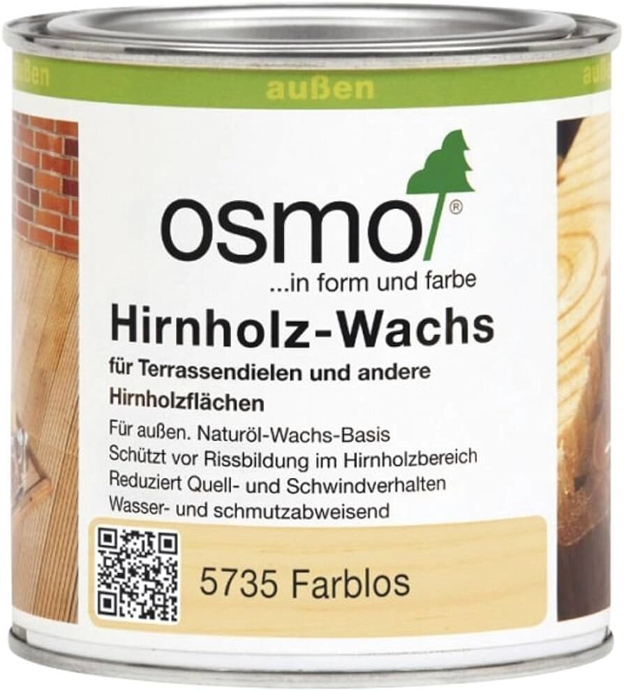 Осмо віск для торців Osmo Hirnholz-wachs 0,375 л від компанії Лаки Фарби - фото 1