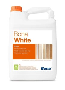 Відбілюючий водний грунт для паркету Бона Bona White 5л