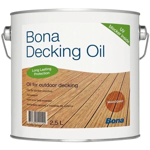 Масло для терас Бона Bona Deck Oil 2,5л - особливості